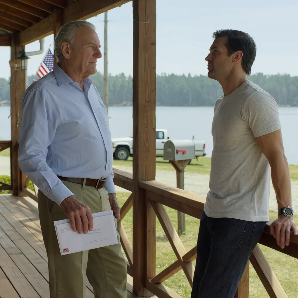I Returned To My Late Wife’s Lake House To Find A Little Peace, But When I Arrived, I Discovered That Every Lock Had Been Changed. When I Pulled Out A Legal Envelope And Asked My Son, “Why Is Your Name On The Deed?” He Fell Completely Silent. One Quiet Phone Call Afterward Changed Everything.